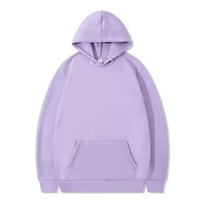 Manufacturer wholesale 220g solid color light version plus velvet sweatshirt European size supports various small label embroidery and heat transfer technology P