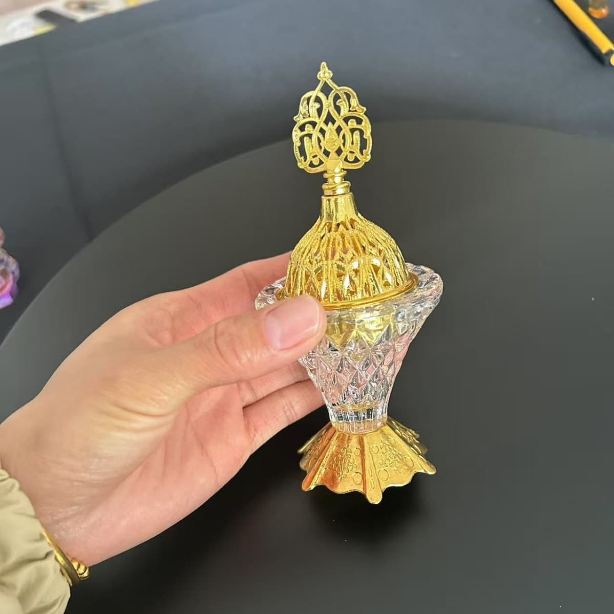 Factory Direct Crystal Incense Burner for Arabian Market Crystal Scent Burner
