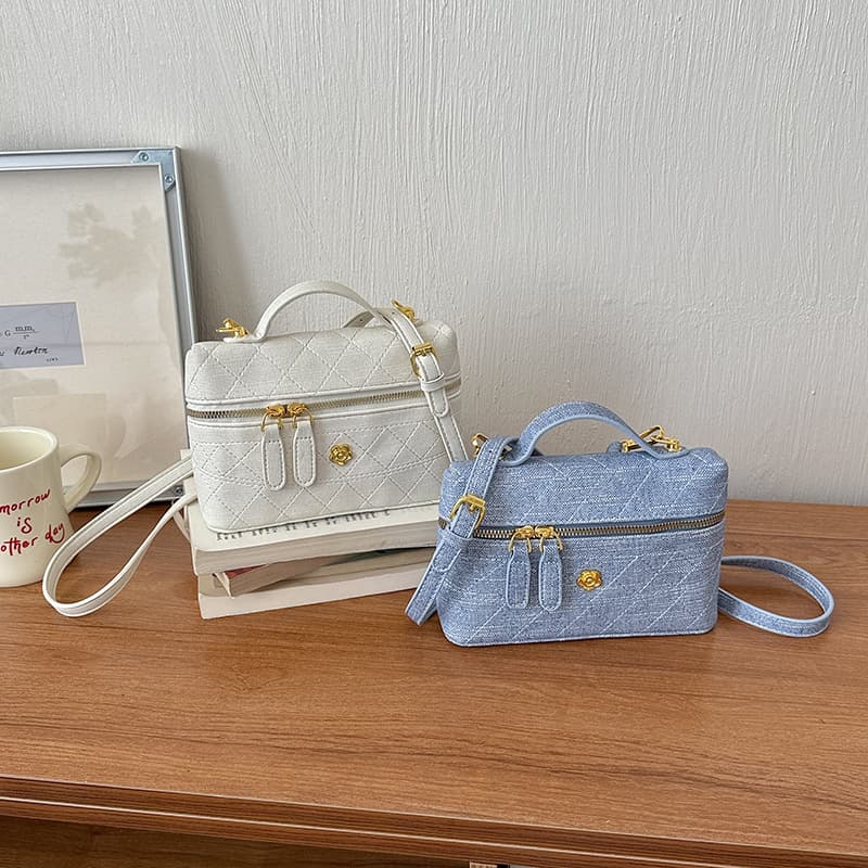 Cross-border Trendy Fashion Lunch Box Bag Women 2026 New Stylish Versatile Shoulder Handbag Small Fragrance Crossbody Bag