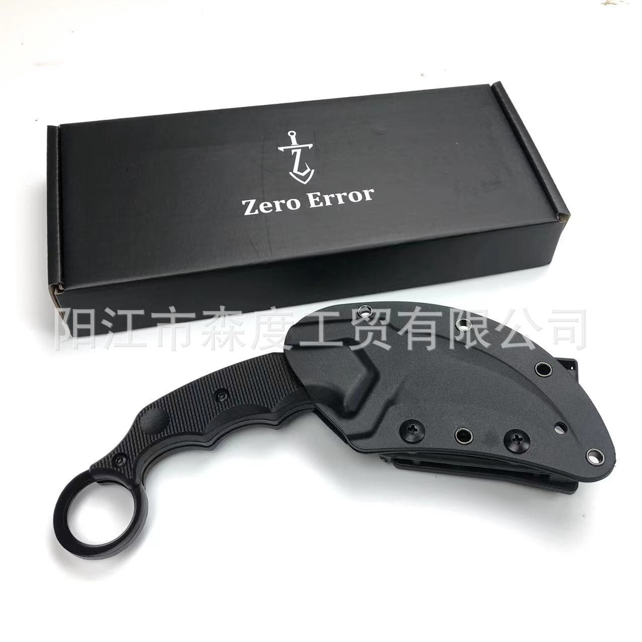 Outdoor Survival Portable K-Sheath Claw Knife EDC Camping Tactical Full Tang Curved Blade Agricultural Banana Tool Knife