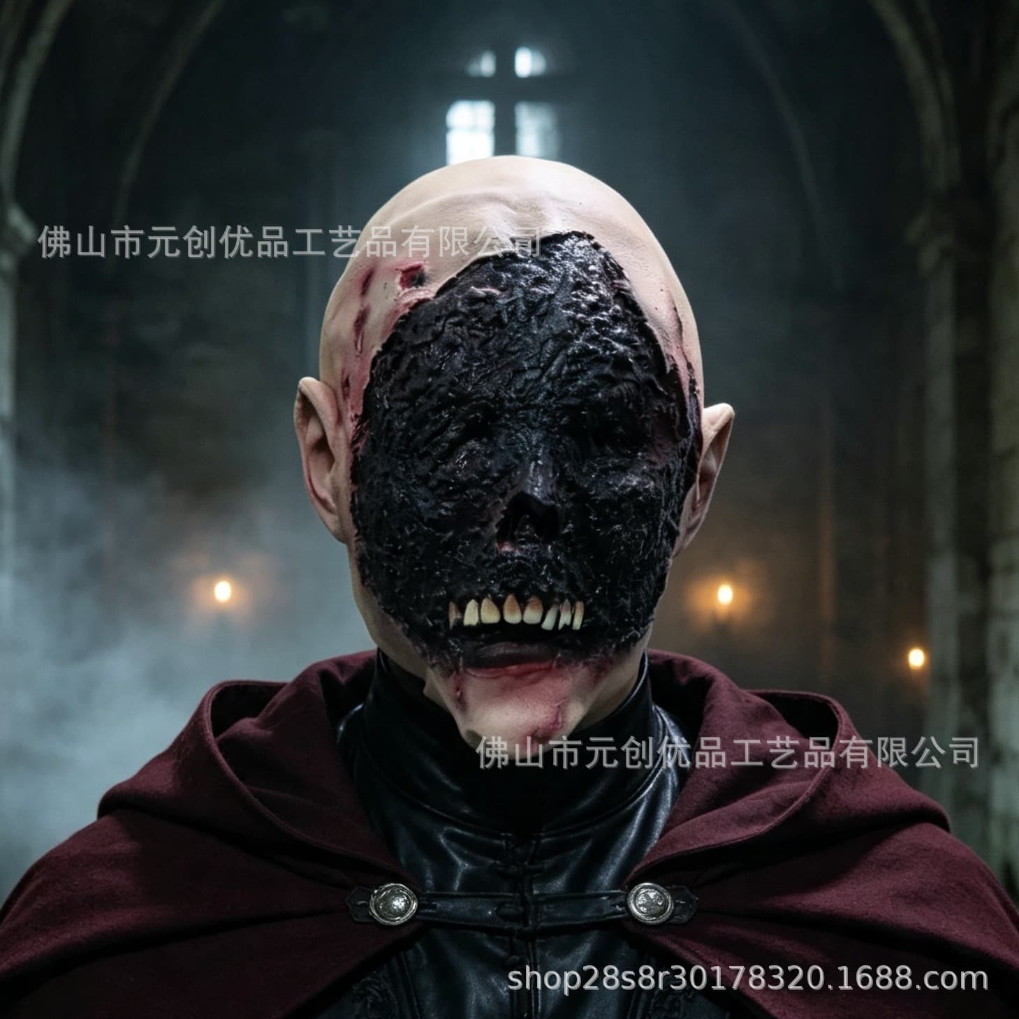 Halloween Horror Zombie Monster Mask Horror Zombie Demon Full Face Hood Secret Room Haunted House Party Props