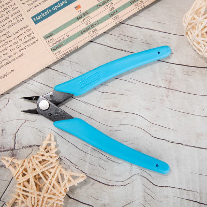Free shipping electronic scissors 170 Gundam model assembled oblique mouth Ruyi mini stainless steel single-edged industrial water mouth pliers