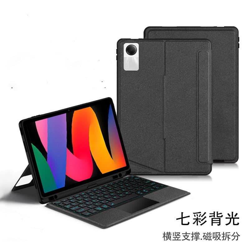 Apple iPad10.2 Case Keyboard Bluetooth Protective Cover Simplified Chinese Style TPU Material Anti-Fall Functionality