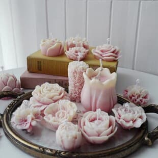 Cross-border Supply 3D Flower Silicone Mold for Aromatherapy Candles, DIY Handmade Soap, Gypsum Ornament Mold Wholesale