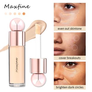 MAXFINE Foundation Wholesale, Concealing, Long-Lasting, Waterproof, No Logo, Export