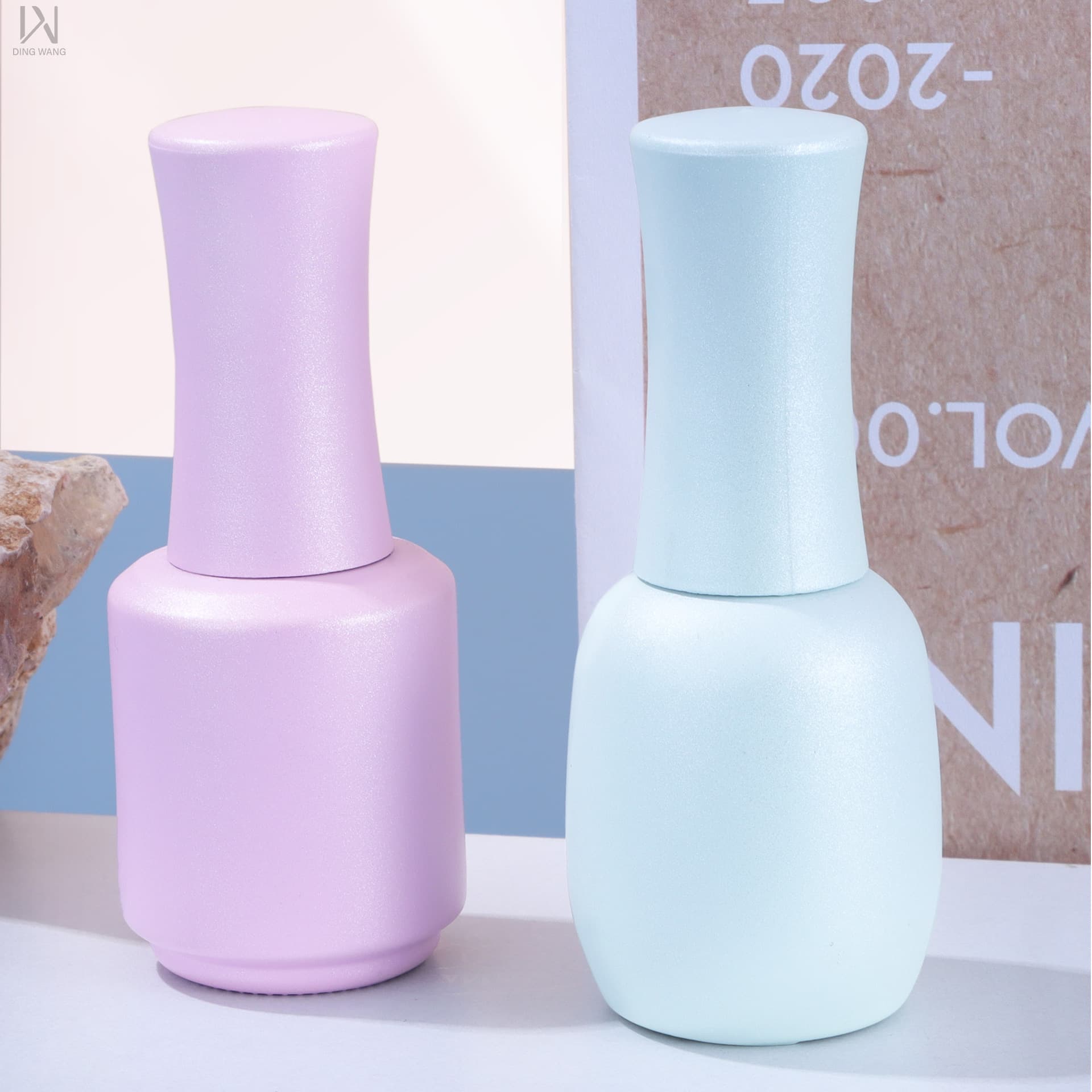 Factory customization 15ml nail polish bottle with brush cap Nail polish bottle custom logo custom color