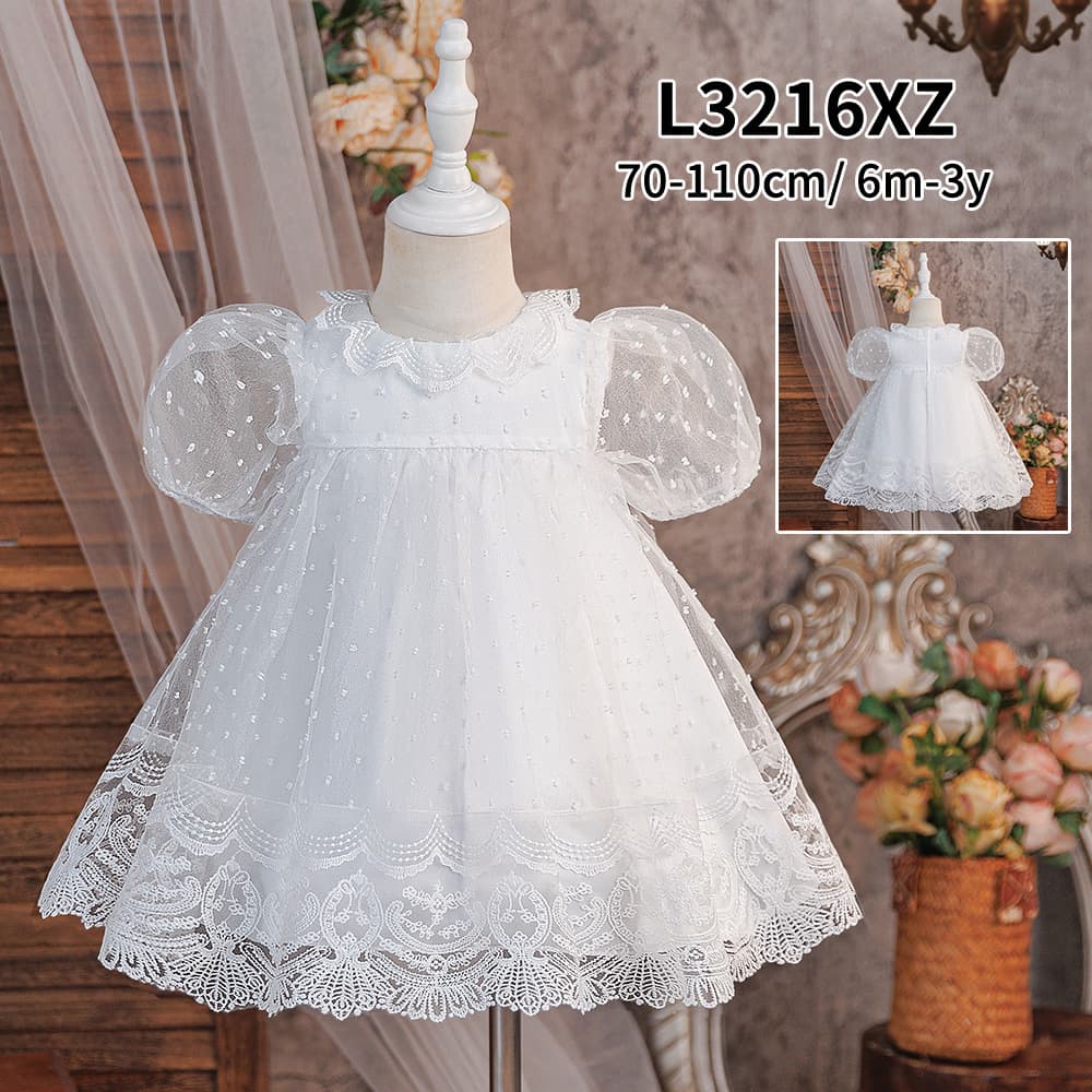 New Children's Dress, Girl's Tutu Skirt, Performance Dress, Sleeveless Dress, Girl's Puff Sleeve Princess Dress Wholesale