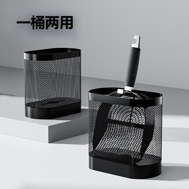 New Pet Waste Bucket Metal Iron Art Multi-Functional Trash Can Creative Multi-Function Cat Litter Scoop Storage Rack