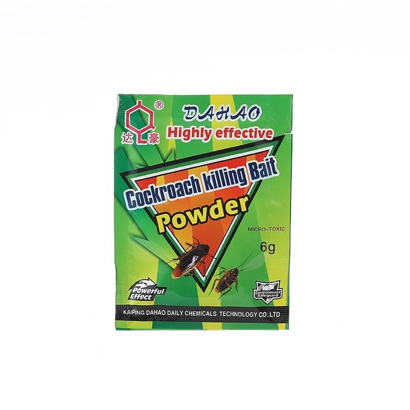 English Version Dahao Cockroach Bait 6g, Household Cockroach Killer Bait, Insect Powder, Powerful Cockroach Eliminator