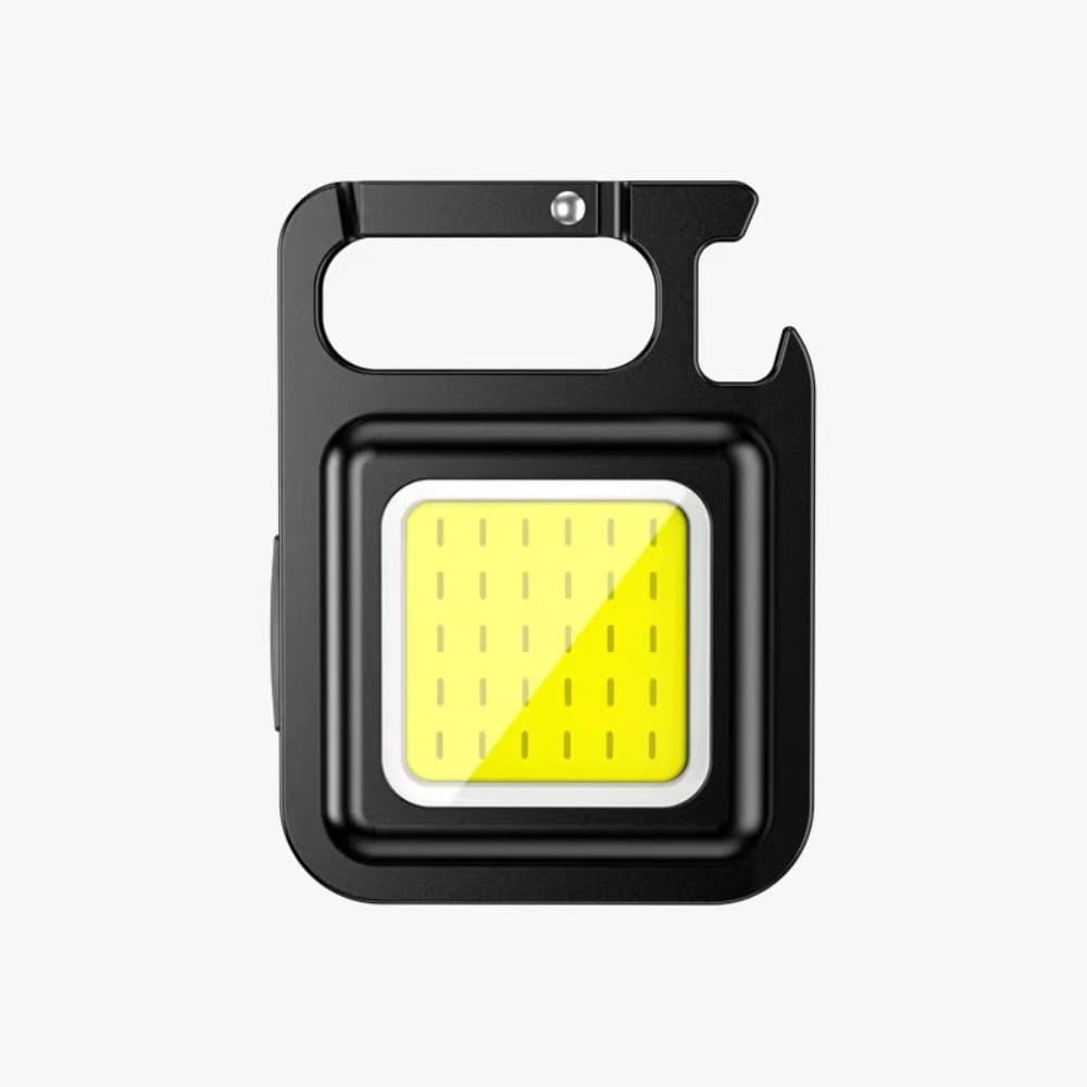Multifunctional Outdoor Camping New Mini High-Luminance Self-Defense Keychain Work Light with USB Charging for Automotive Searchlight