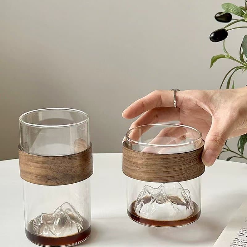 Snap-on Guanshan Cup Manufacturer Glass Tea Cup Single-Layer Glass Water Cup Office Tea Brewing Cup Household Guanshan Cup