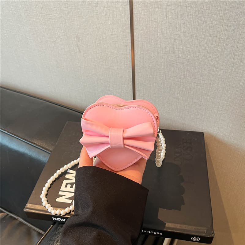 Parent-Child Crossbody Shoulder Mini Bag Women Love Heart Cute Bag Cross-Border Hot Selling Coin Purse Red Envelope Bag Women Bag