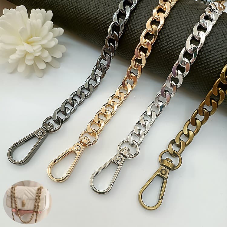 Luggage Chain Single Shoulder Bag Strap Women's Crossbody Chain Bag Chain Hardware Accessories NK Aluminum Chain