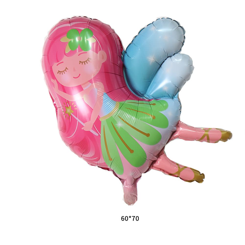 New special-shaped fairy shape aluminum film balloon wings girl aluminum foil balloon princess birthday balloon wholesale