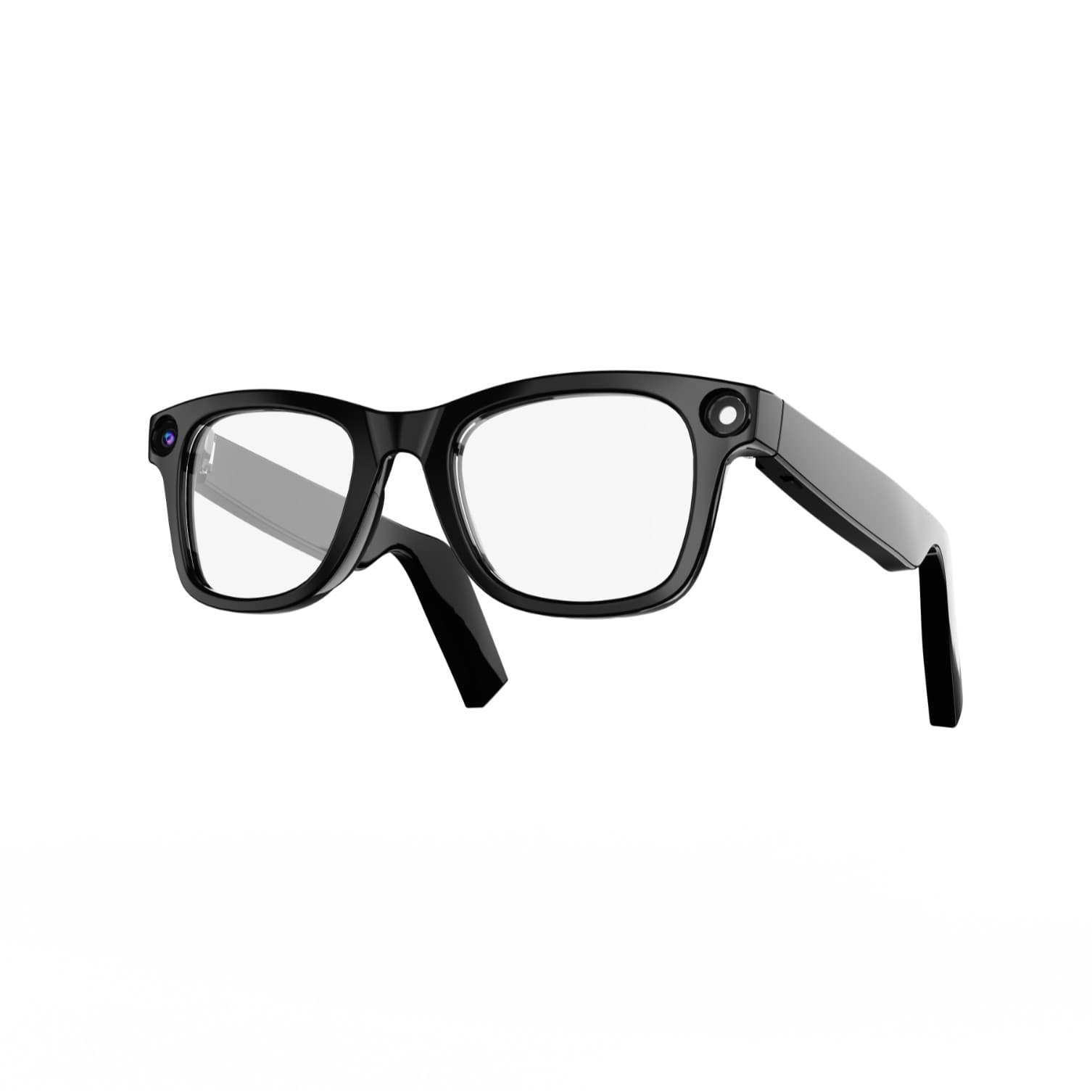 AI Smart Glasses E02 with HD Anti-Shake Camera, Video Recording, Voice Assistant, Noise Reduction, AI Recognition Q&A, and Real-Time Translation