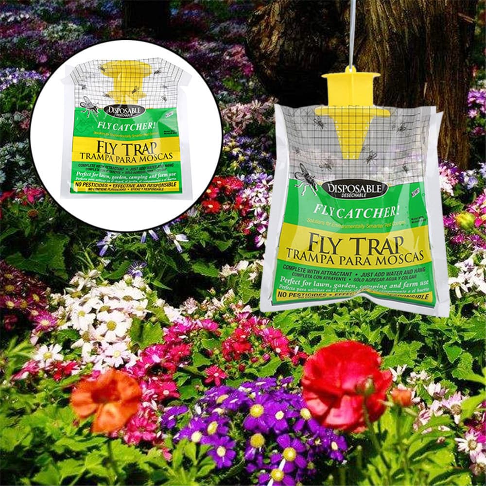 Fly Trap Bottle, Fly Catcher, Fly Bag, Fly Trap Station, Hanging Fly Killer, Fly Bag, Fly Trap FLY TRAP