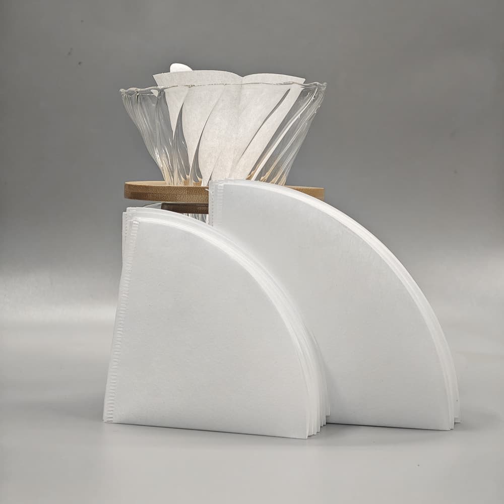 Non-woven coffee filter paper hand brewed coffee v-shaped filter paper filter bag cake-shaped filter paper suitable for coffee machine wholesale