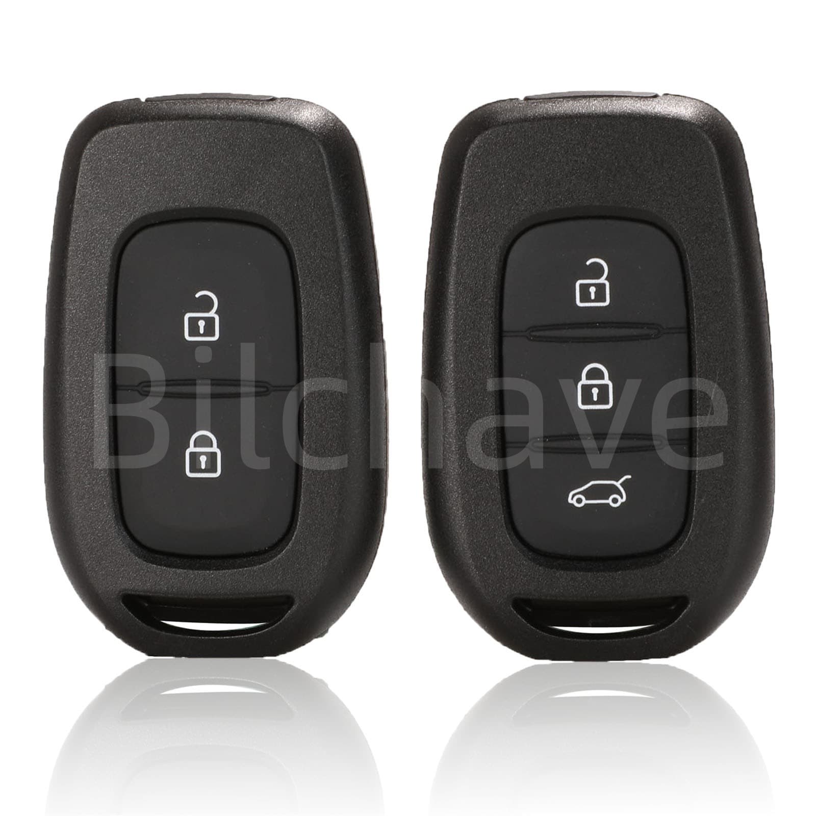 Compatible with 2/3 Button New Renault Dacia Scenic Duster Car Key Case Remote Shell Without Blade