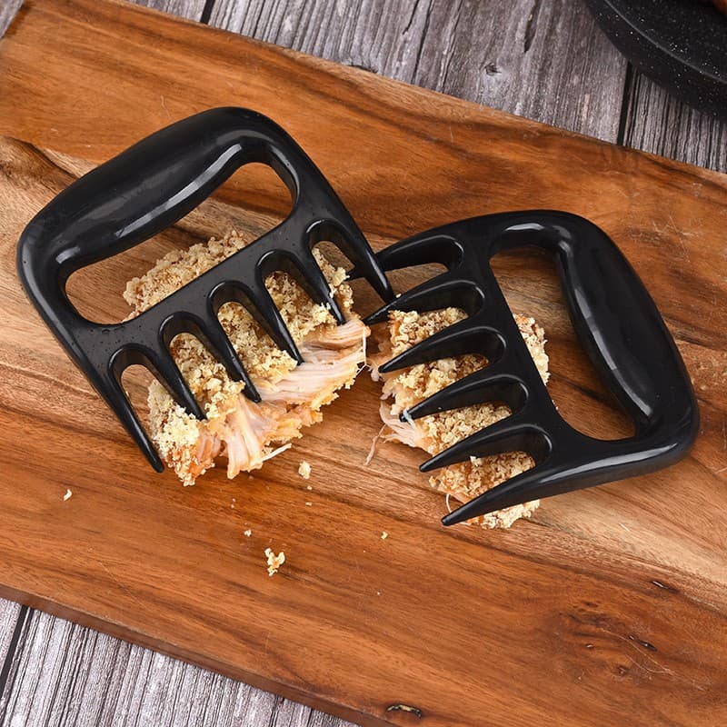 Bear Claw Meat Shredder for Pulling Beef and Chicken Breast, ABS Meat Shredder with Finger Guard, Cooked Food BBQ Meat Shredder Divider