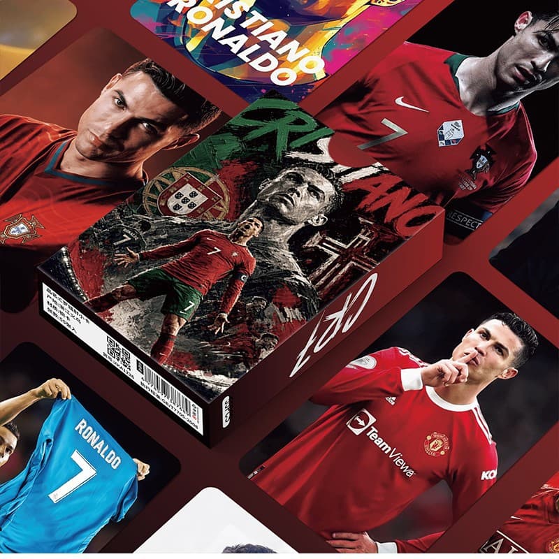 55 Super Football Stars Messi C Ronaldo Laser Card Cristiano Ronaldo CR7 Wallpapers