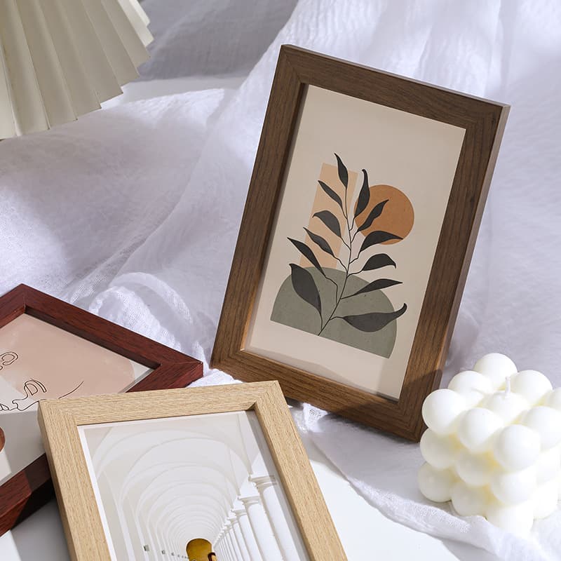 Wholesale Picture Frames Empty Frames Tabletop Photo Wall 5x7 6x8 7x9 8x10 10x12 A4 Handmade Simple Wooden Frames