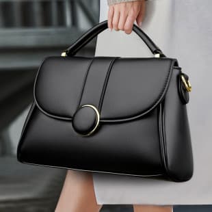 Department Store Style Women's Bags 2025 New Fashion Handbags Large Capacity Simple Soft Leather Shoulder Crossbody Bags Gift for Mom