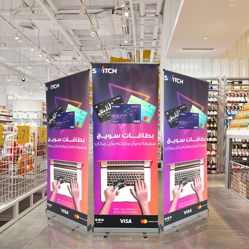 Poster stand 80X180 display rack, iron roll-up banner, outdoor advertising frame, wedding, recruitment, advertising board, promotional activities