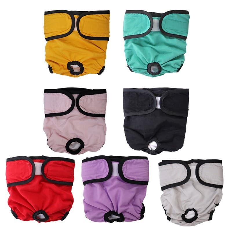 Washable Pet Diaper Pants, Sanitary Pants, Safety Pants, Female Dog Hygiene Urine Pants, Pet Anti-Harassment Heat Underwear, Factory Direct