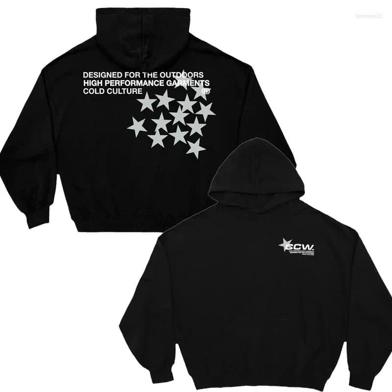Cross-border Unisex Trendy New Star Print Amazon Hoodie Sweatshirt European Brand Amazon Hot Sale Same Style Hooded Sweatshirt
