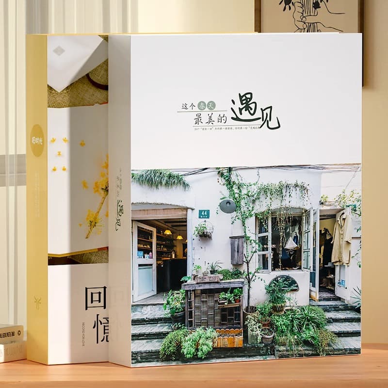 5-inch, 6-inch, 7-inch Small Photo Albums, Family High-Capacity Single-Page Photo Storage Scrapbooks