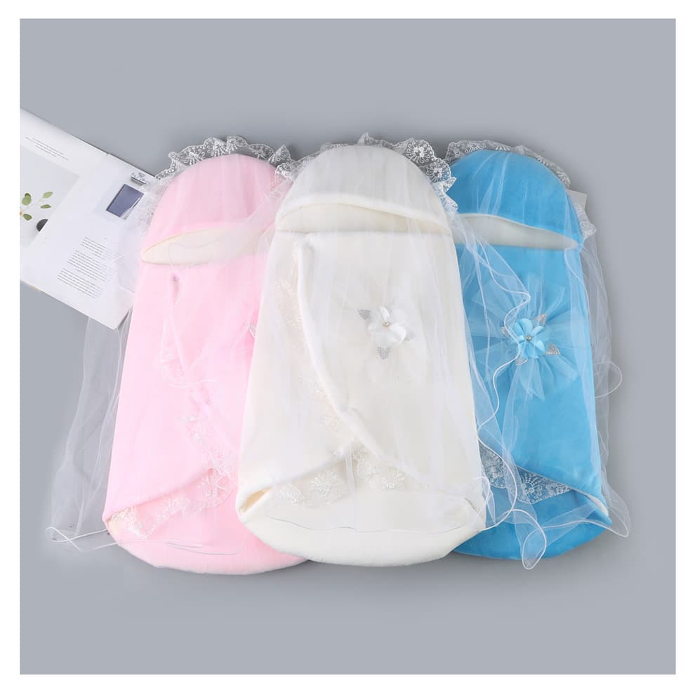 Amazon 25 New Newborn Baby Bag Baby Baby Quilt Baby Sleeping Bag Anti-Jump Hooded Swaddle Sleeping Nest