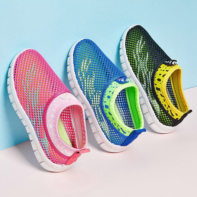 New Summer Children's Mesh Shoes, Korean Style Mesh Sneakers for Boys and Girls, Casual Breathable Baby Shoes