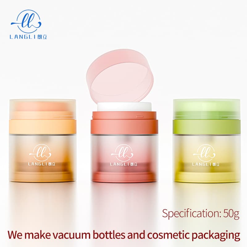 PP Vacuum Cream Jars Baby Face Cream Jars Cosmetic Packaging