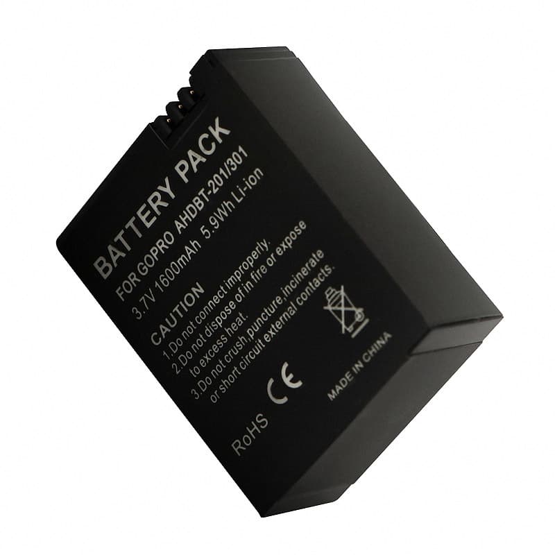 For GoPro Camera Accessories AHDBT-201 AHDBT-301 Battery Hero 3rd Generation