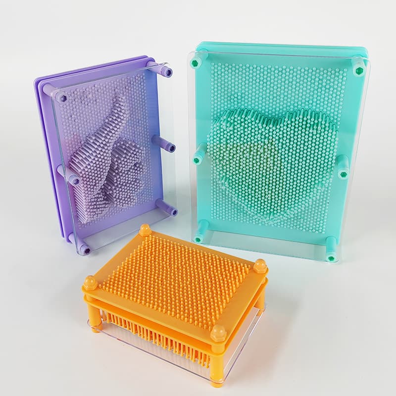 Cross-border 3D Stereoscopic Variable Pin Art Three-dimensional Pin Sculpture Toy Hand Mold Small Ornament, Viral Gift Elderly Toy