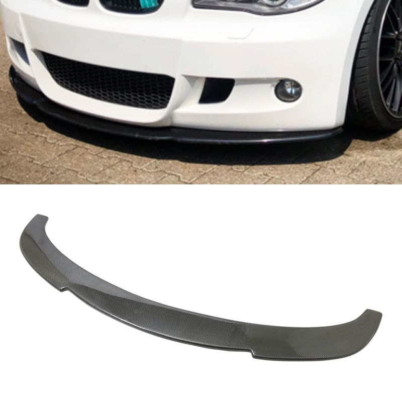 For BMW 1 Series E82 E87 3 Series E92 3D Style Real Carbon Fiber Front Lip Front Spoiler Accessories
