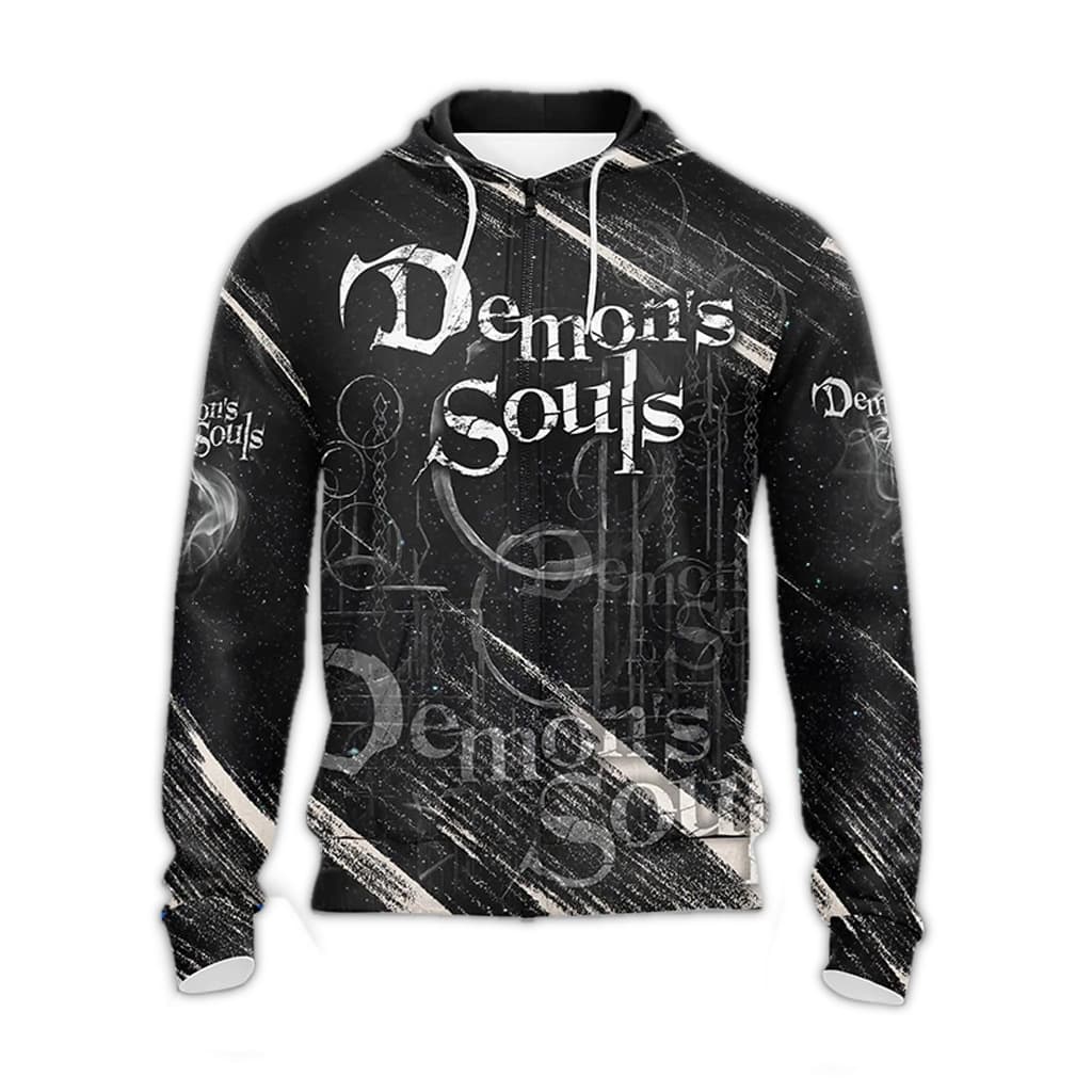 COS Game Demon's Souls Role-Playing 3D Digital Print Fashion Hoodie