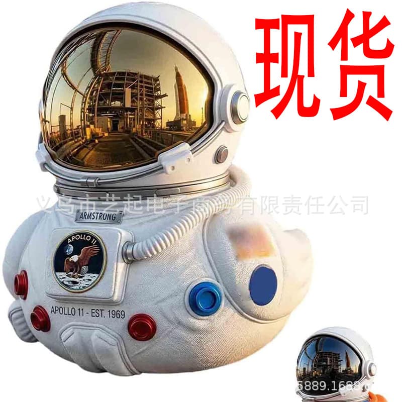 Moon Launch Commemorative Astronaut Duck Mission Moon Astronaut