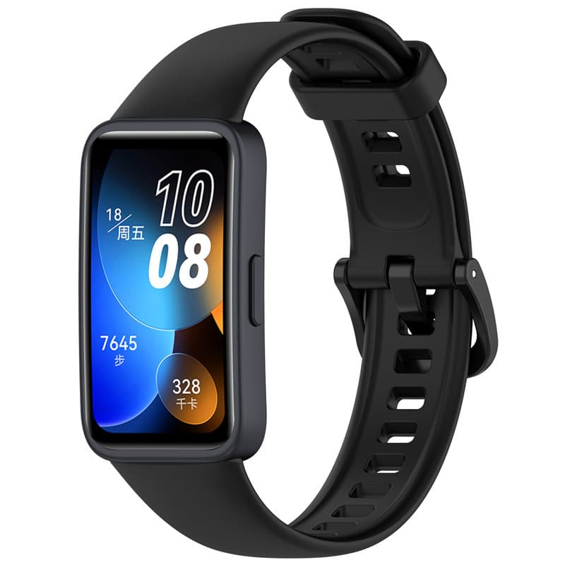 Silicone Watch Band for Huawei Band 10/9/9 NFC, Replacement Wrist Strap for HUAWEI Band 8/8 NFC ASKB19