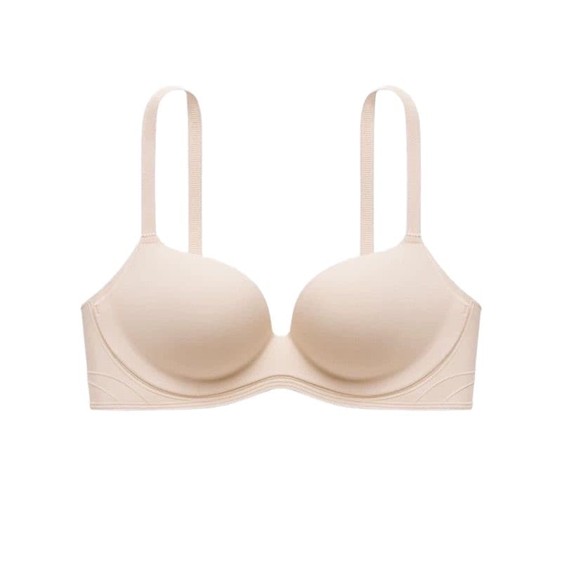 Invisible Breathable Push-Up Bra for Small Bust, Women's Seamless Lifting Side Shaping Backless Wire-Free Bra