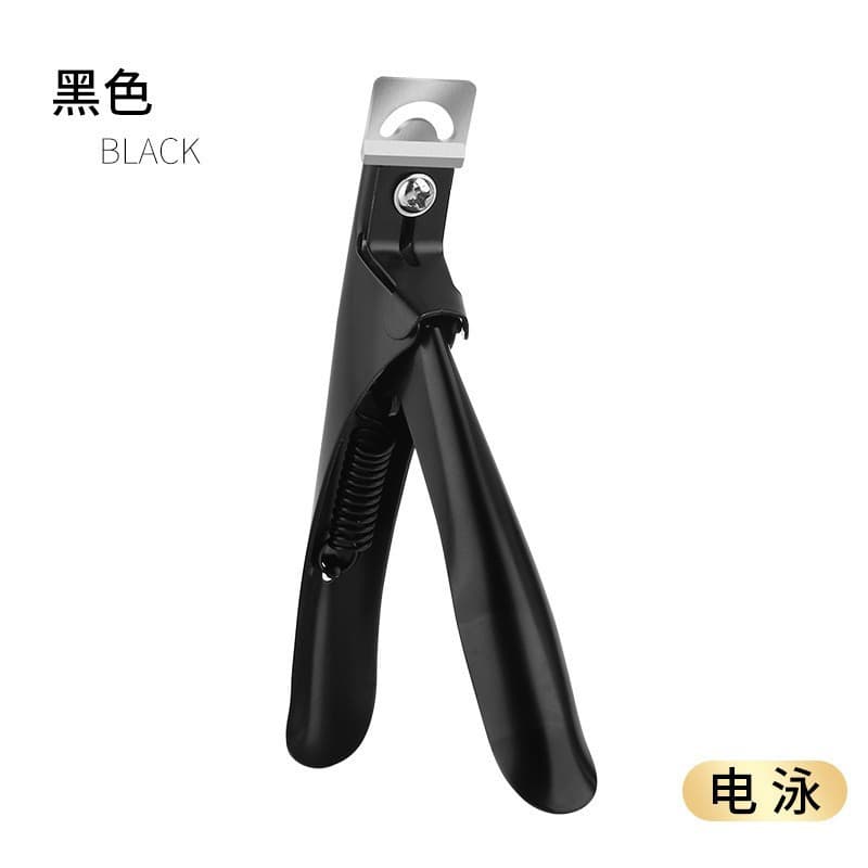 Stainless Steel Straight Cut U-Shaped Nail Clipper Nail Tip Cutter Gel Nail Extension Shaping Scissors Manicure Tool Wholesale