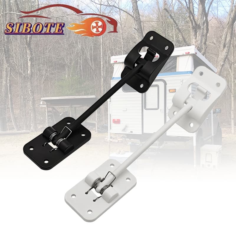 RV Accessories 6" Plastic Door Latch Door Bolt Exterior Door Hook Modified Door Stop Windproof Buckle