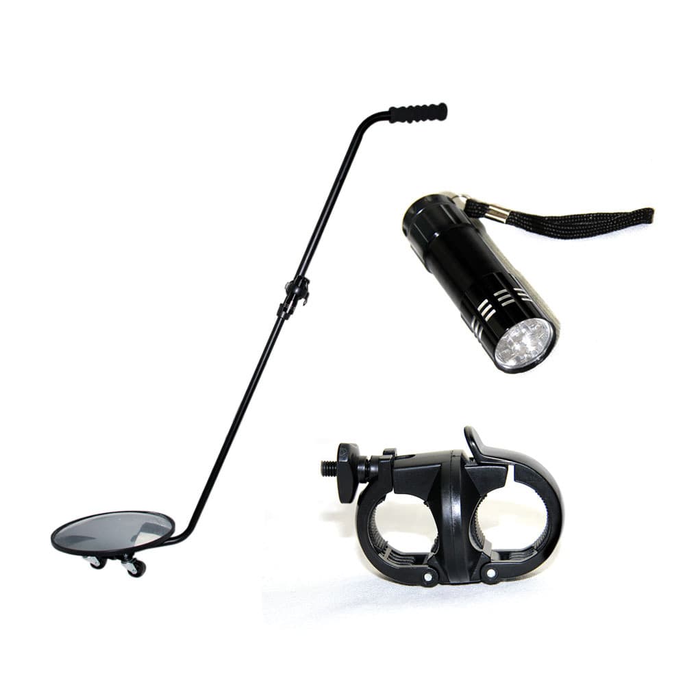 V3 Under-Vehicle Inspection Mirror Telescoping Inspection Mirror Portable Inspection Mirror Acrylic Convex Mirror