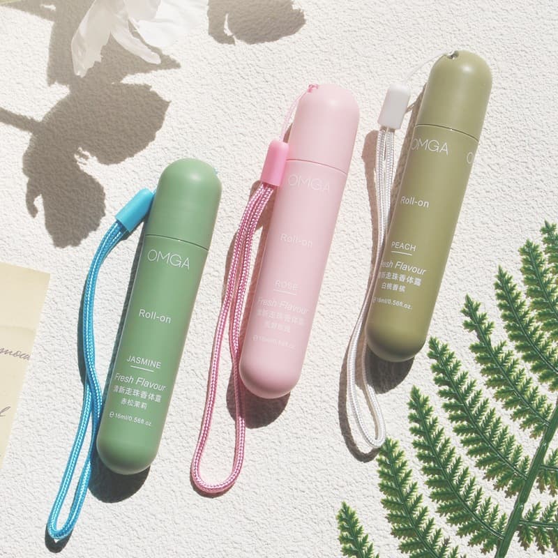 OMGA Roll-On Antiperspirant Deodorant Body Lotion Light Fragrance Long-Lasting Underarm Scent Roller Ball Refreshing Gentle Antiperspirant