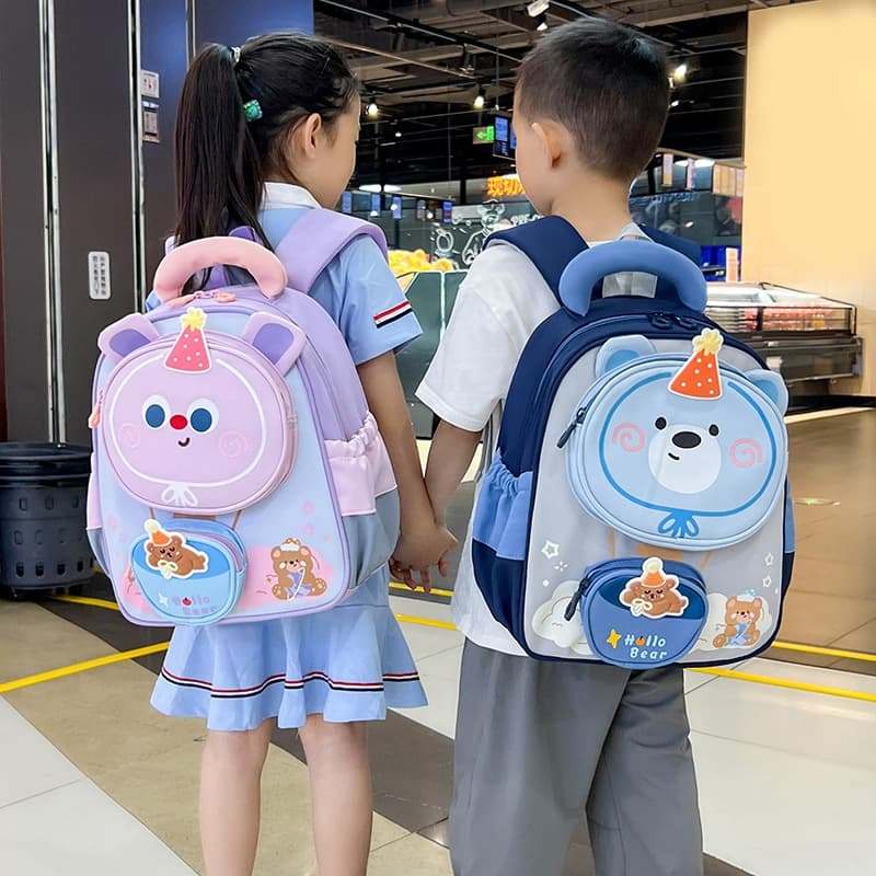 New Kindergarten Backpack, Cute Large Capacity Baby School Bag, Lightweight Travel Accessory Small Backpack for Export