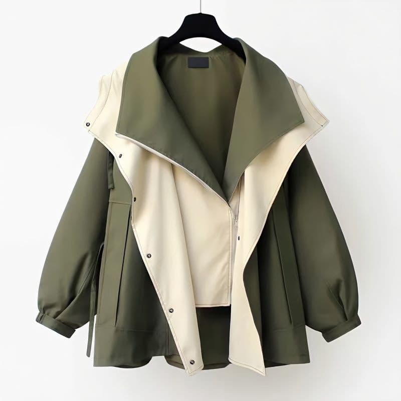 European station waist mid-length windbreaker 2024 new Korean version new high-end women's clothing spring and autumn casual and popular