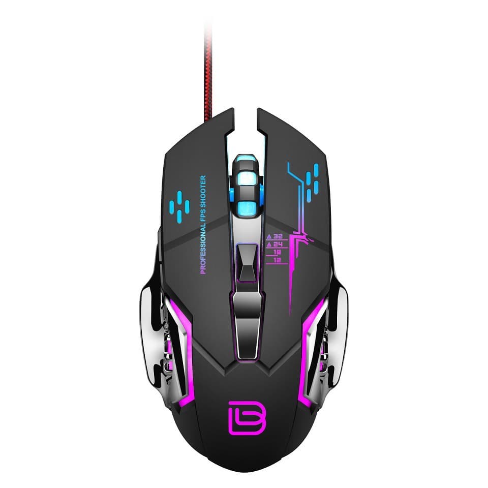 Cross-border Supply G8 Windfire Wheel Wired Mouse USB Gaming 6D Macro Programming Lighting Esports Mechanical Mouse