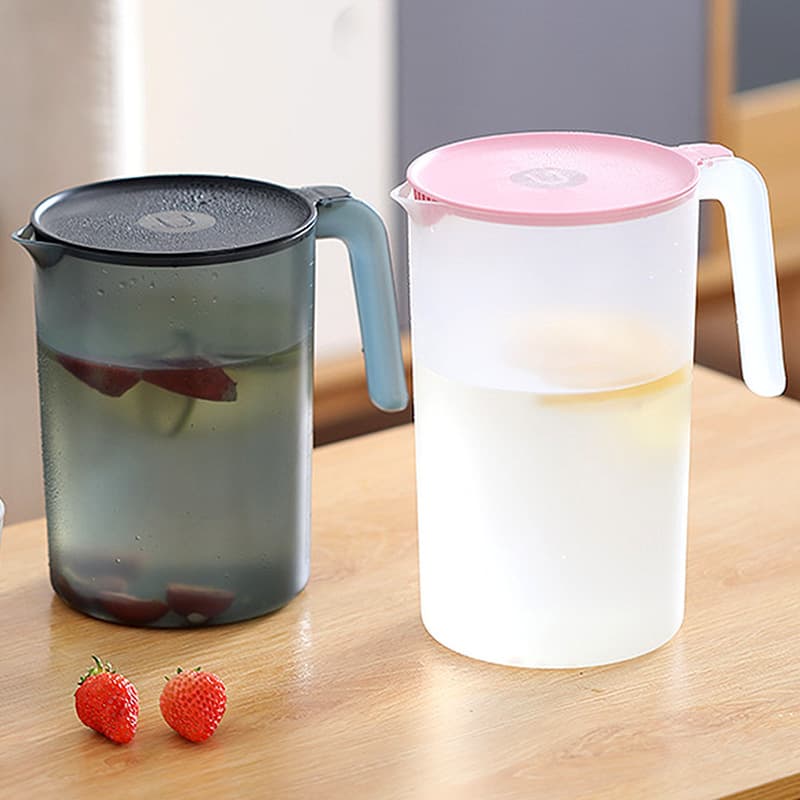 Large Capacity Plastic Cold Water Jug, Home Use Hot Water Kettle, Fridge Juice Flower Tea Pot, Logo Customizable Kitchen Utensil