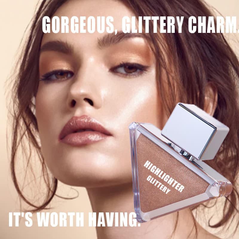 Cross-border foreign trade makeup, translucent and adhering liquid highlighter, no LOGO, printable Liquid highlighter