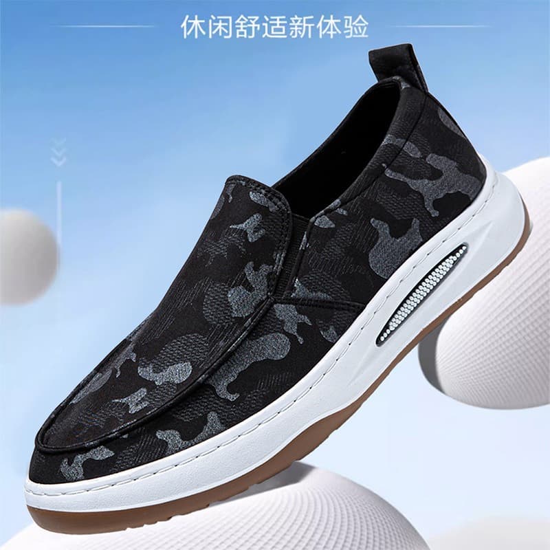 Men's canvas shoes, versatile, comfortable, trendy, slip-on sneakers, casual shoes, cloth shoes, wholesale, breathable and comfortable, summer